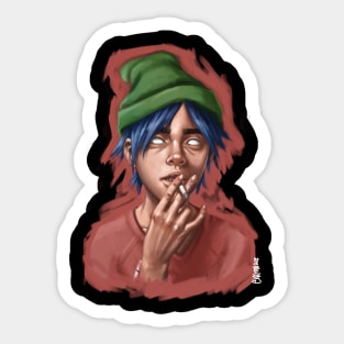 2-D Sticker